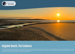 Project - Hoylake Beach, The Evidence